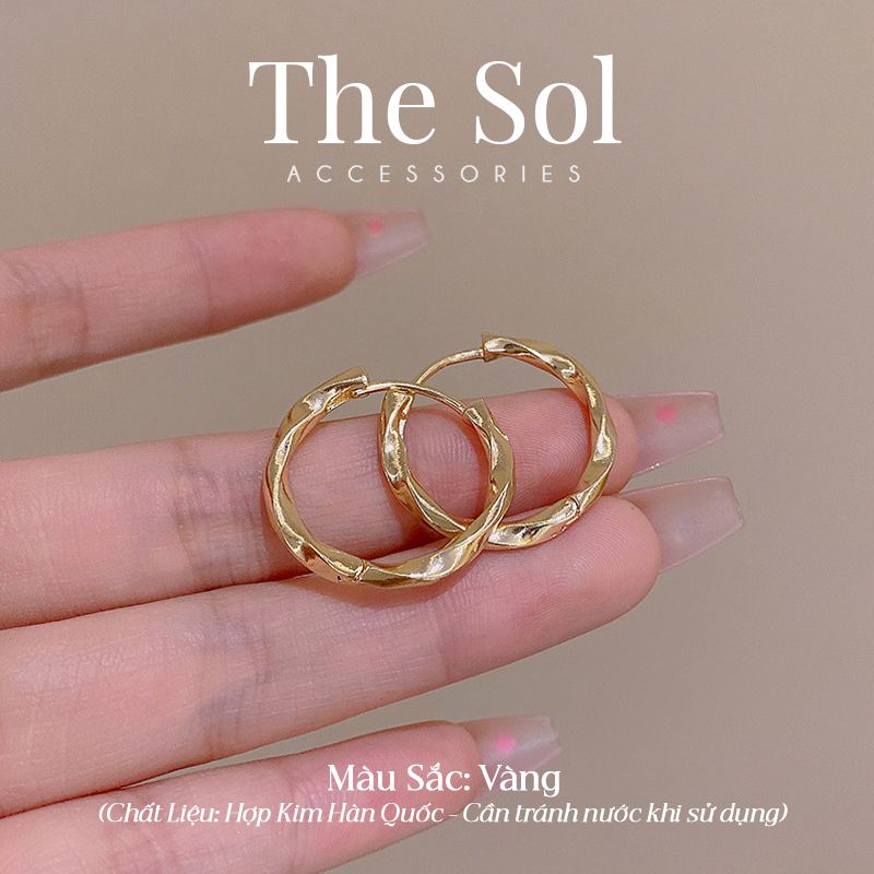  Bông Tai Hàn Quốc Ulzzang Hoops 