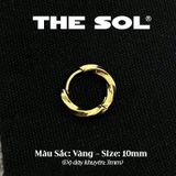  Khuyên Tai Titan Unisex Curve Hoops 