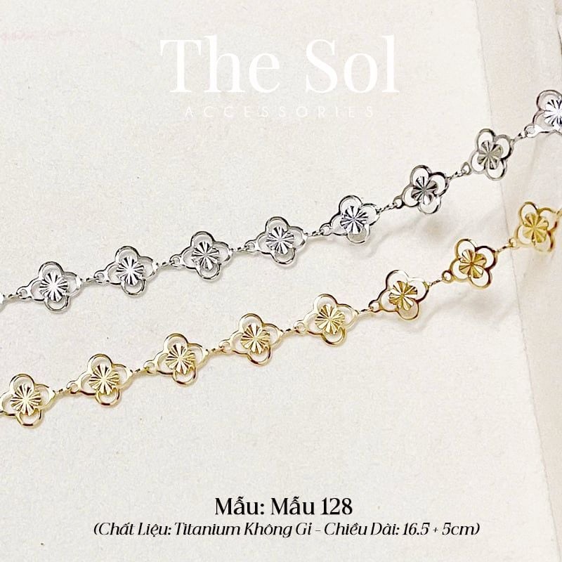  Dây Chuyền Titan Flower Chain - Mẫu 128 