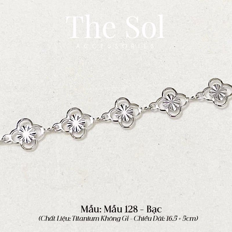  Dây Chuyền Titan Flower Chain - Mẫu 128 