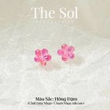  Bông Tai Nhựa Mini Flower 