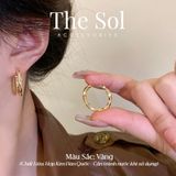  Bông Tai Hàn Quốc Ulzzang Hoops 