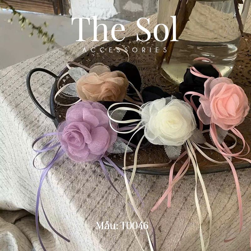  Cột Tóc Hàn Quốc Silk Flower 