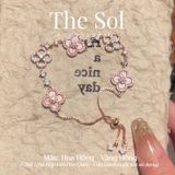  Lắc Tay Dây Rút Hàn Quốc Cỏ 4 Lá Đính Đá Cao Cấp 