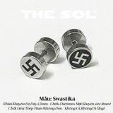  Khuyên Tai Titan Unisex The Swastika 