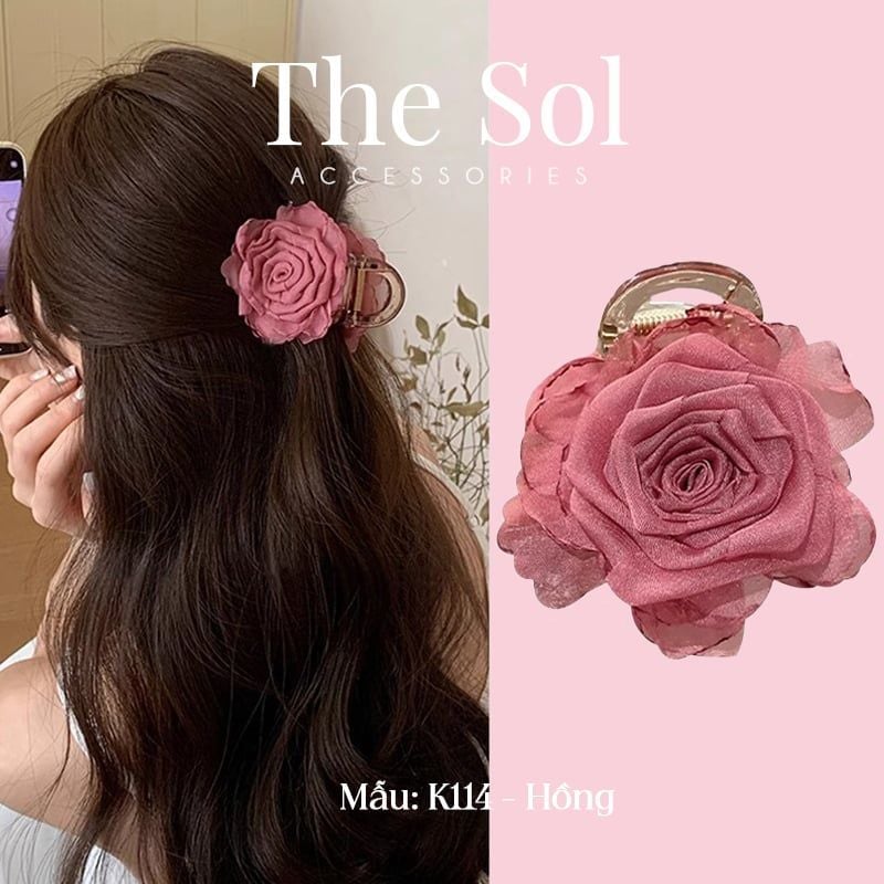  Kẹp Tóc Hàn Quốc Spring Rose 