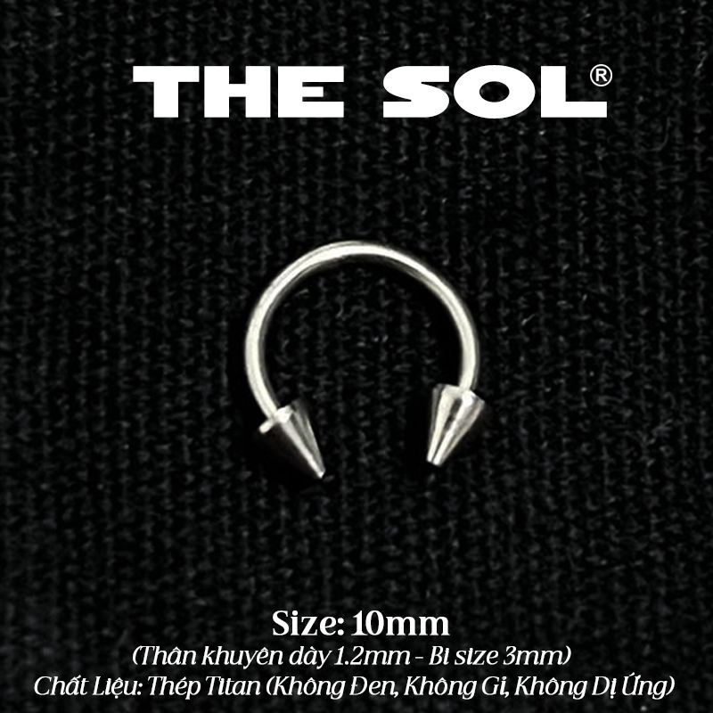  Khuyên Tai Titan Unisex SEPTUM Bi Nhọn - 1.2mm 