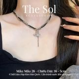  Choker Hàn Quốc Leather Vivienne - Mẫu 28 