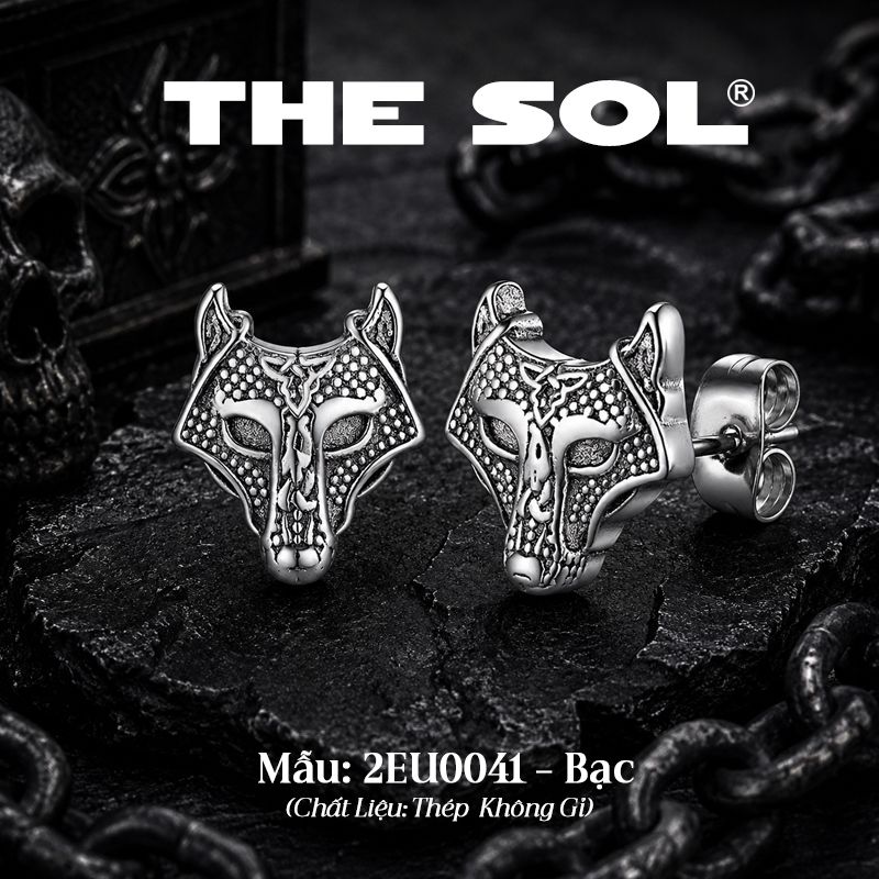 Khuyên Tai Titan Unisex The Wolf [1 CHIẾC] 