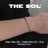  Lắc Tay Titan Unisex Metal Rope - Mẫu 150 