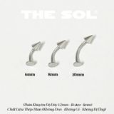  Khuyên Môi Titan Unisex ASHLEY - Bi Nhọn 