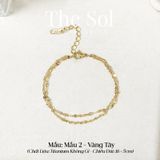  Lắc Tay Titan Double Difference Lines - Mẫu 2 