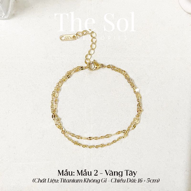  Lắc Tay Titan Double Difference Lines - Mẫu 2 