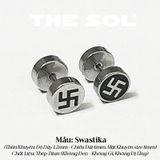  Khuyên Tai Titan Unisex The Swastika 