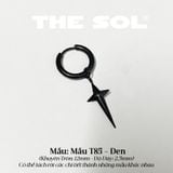  Khuyên Tai Titan Unisex Rhombus Star - Mẫu T85 