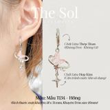  Khuyên Tai Titan The Butterfly - Mẫu T134 