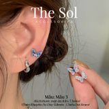  Khuyên Tai Thép Xi Mạ The Butterfly - Mẫu 3 