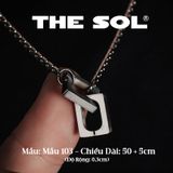  Dây Chuyền Titan Unisex Rectangle Together - Mẫu 103 