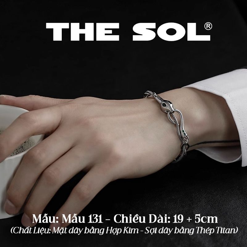  Lắc Tay Titan Unisex Green Snake - Mẫu 131 