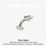  Khuyên Môi Titan Unisex ASHLEY - Bi Nhọn 