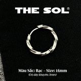  Khuyên Tai Titan Unisex Curve Hoops 