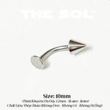  Khuyên Môi Titan Unisex ASHLEY - Bi Nhọn 