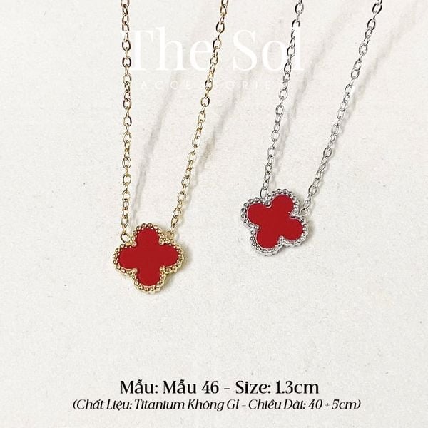  Dây Chuyền Titan Basic Red Lou 1.3cm - Mẫu 46 