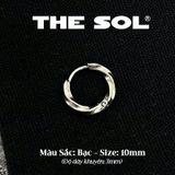  Khuyên Tai Titan Unisex Curve Hoops 