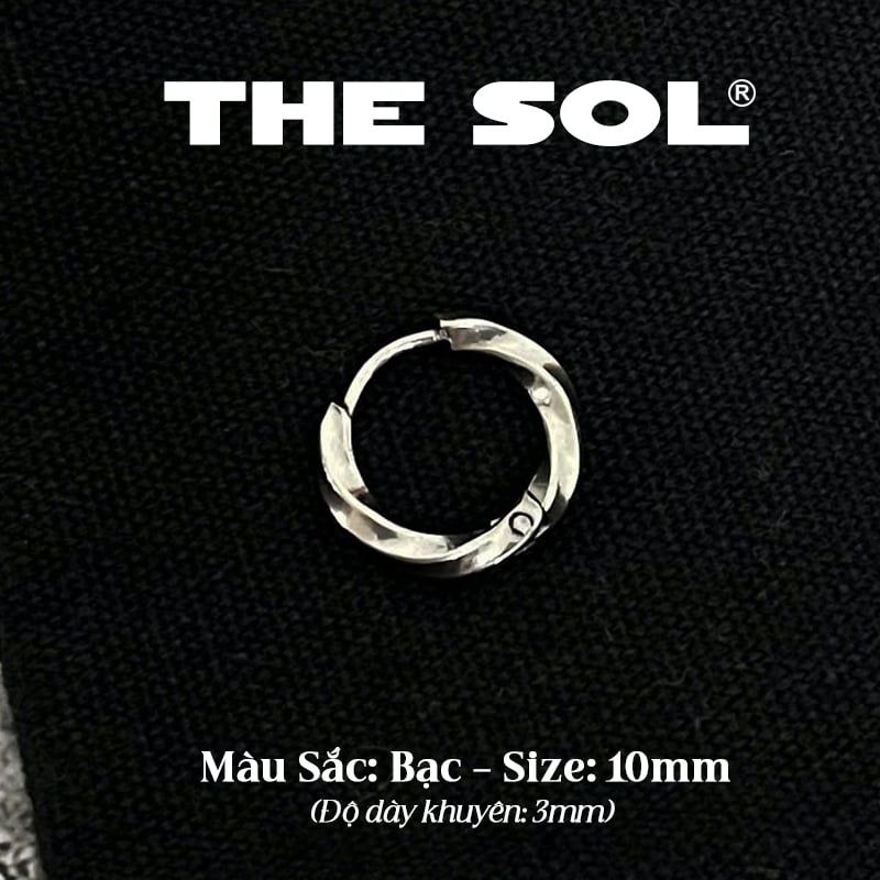  Khuyên Tai Titan Unisex Curve Hoops 