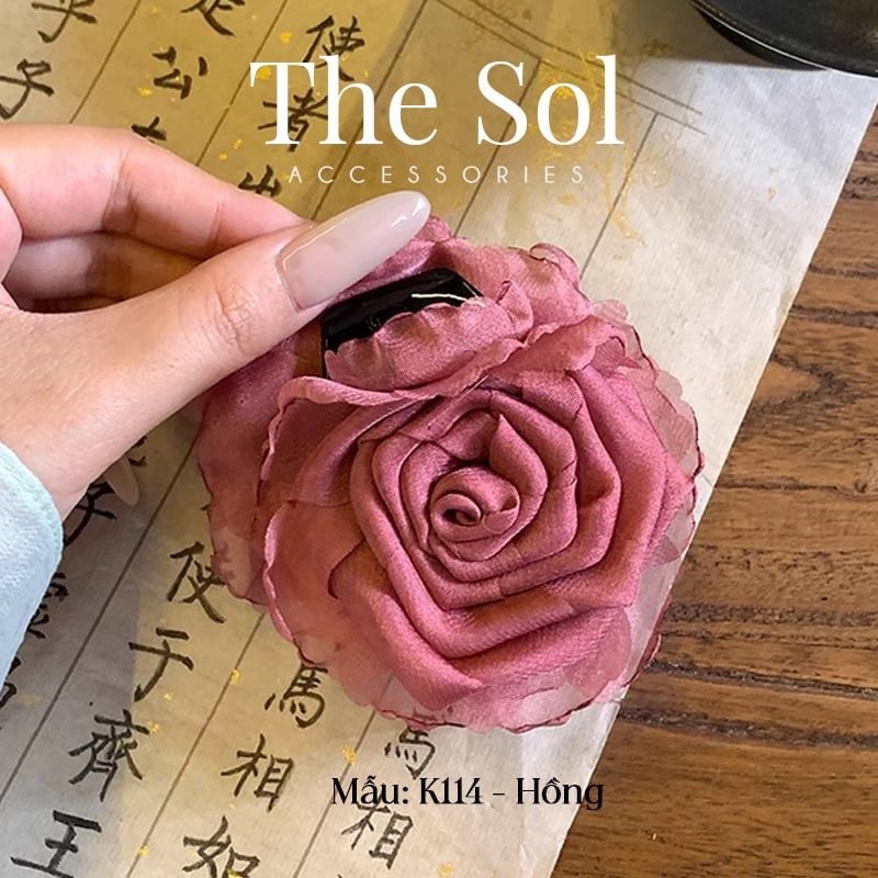  Kẹp Tóc Hàn Quốc Spring Rose 