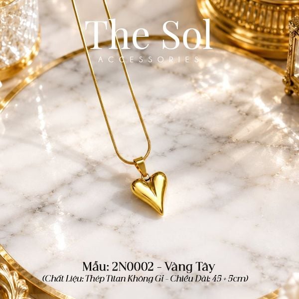  Dây Chuyền Thép Special Heart 