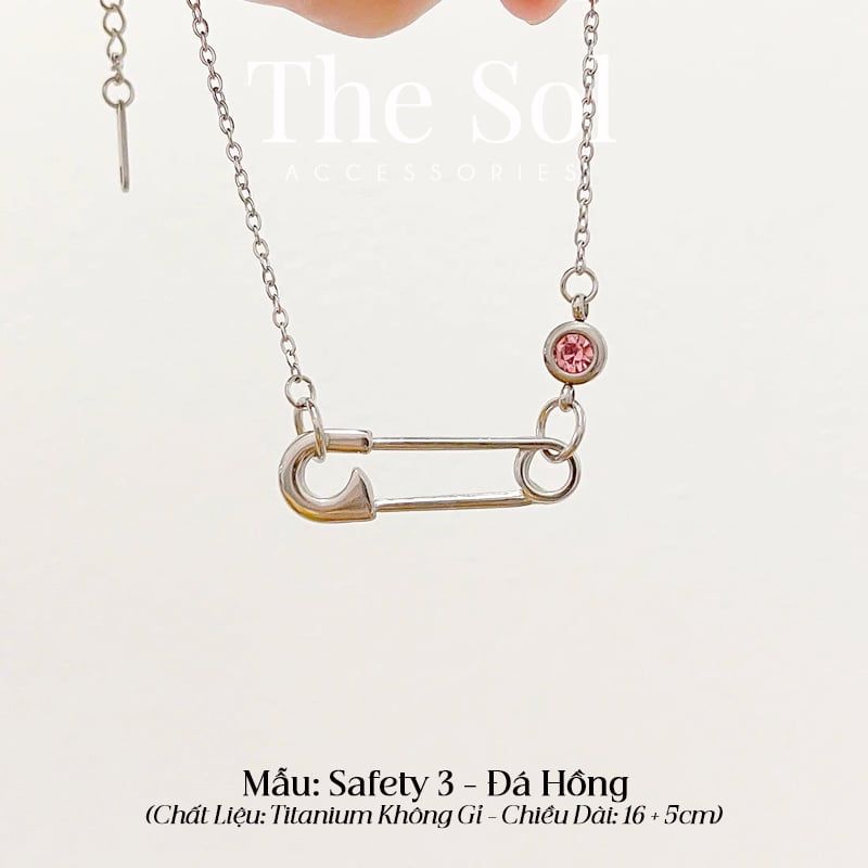  Dây Chuyền Thép SAFETY PIN 