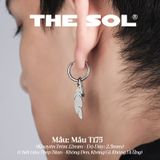  Khuyên Tai Titan Unisex The Feather - Mẫu T175 