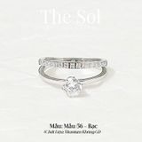  Nhẫn Titan Dot Diamond Line - Mẫu 56 