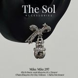  Khuyên Tai Thép Xi Mạ Giáng Sinh - Mẫu 297 