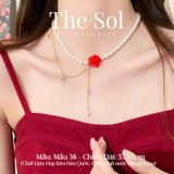  Choker Ngọc Trai Red Rose - Mẫu 38 