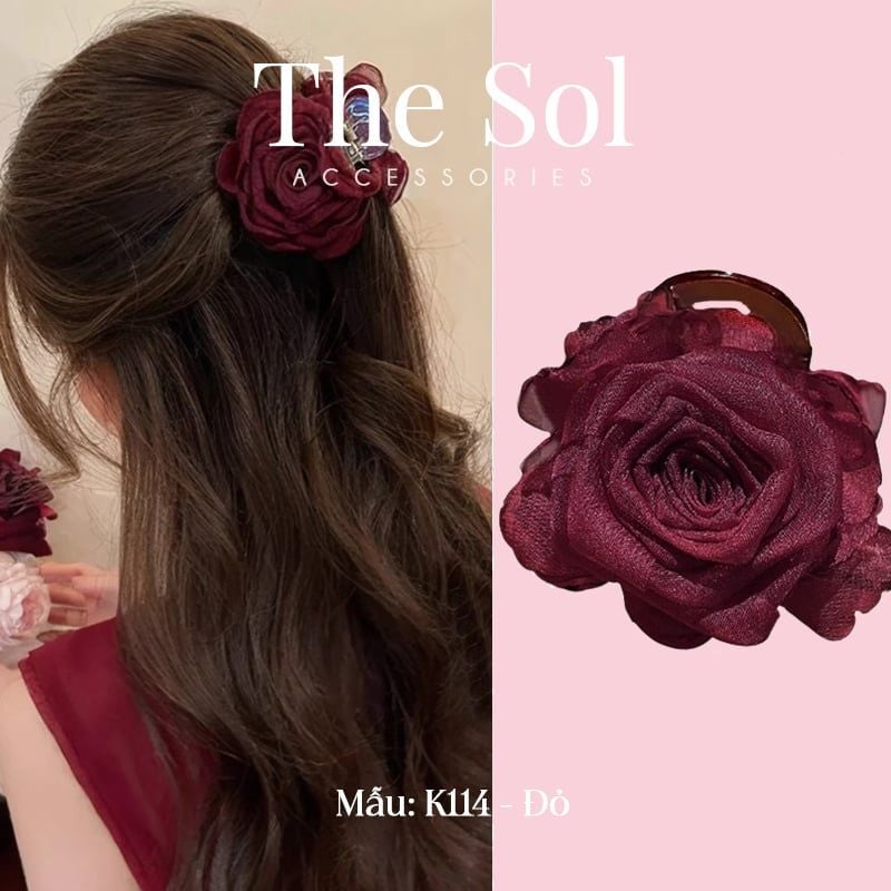  Kẹp Tóc Hàn Quốc Spring Rose 