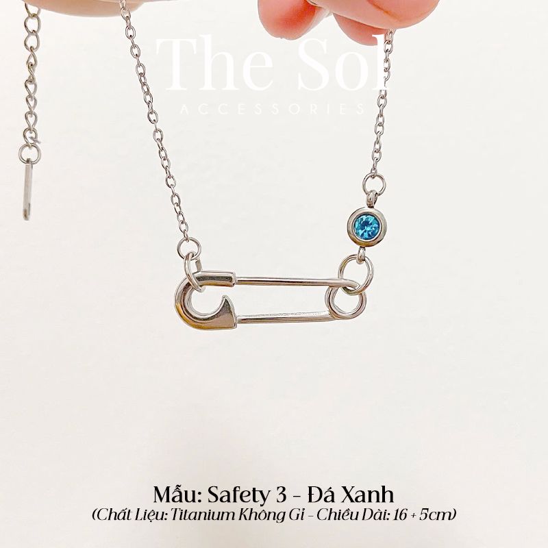  Dây Chuyền Thép SAFETY PIN 
