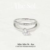  Nhẫn Titan Dot Diamond Line - Mẫu 56 