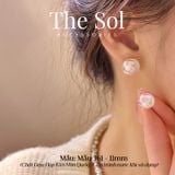  Bông Tai Hàn Quốc Hologram Bean - Mẫu 361 