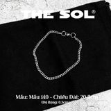  Lắc Tay Titan Unisex The Circle Chain - 0.3cm - Mẫu 140 