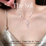 Dây Chuyền Hàn Quốc Silver Bow - Mẫu 7 