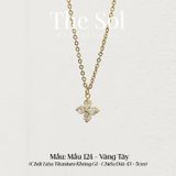  Dây Chuyền Titan Diamond Clover - Mẫu 124 