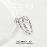  Nhẫn Titan Dot Diamond Line - Mẫu 56 