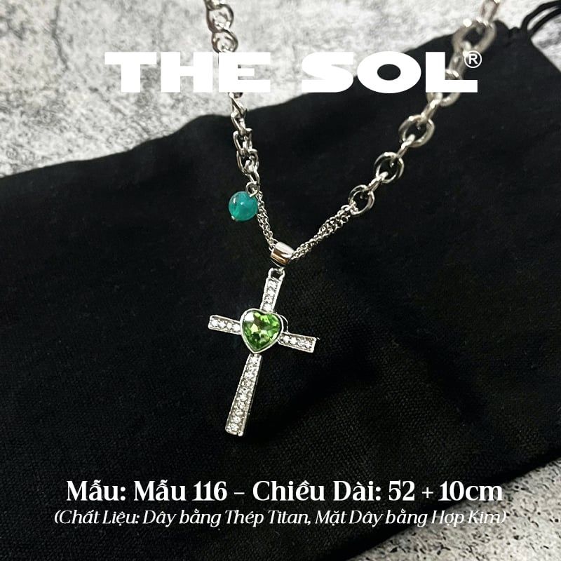 Dây Chuyền Titan Unisex Green Cross - Mẫu 116 