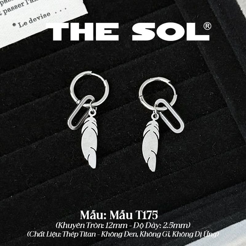  Khuyên Tai Titan Unisex The Feather - Mẫu T175 