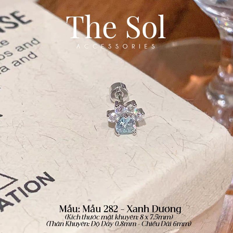  Khuyên Tai Thép Xi Mạ Cat's Feet - Mẫu 282 