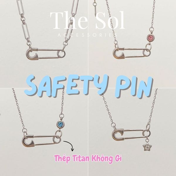  Lắc Tay Thép SAFETY PIN 