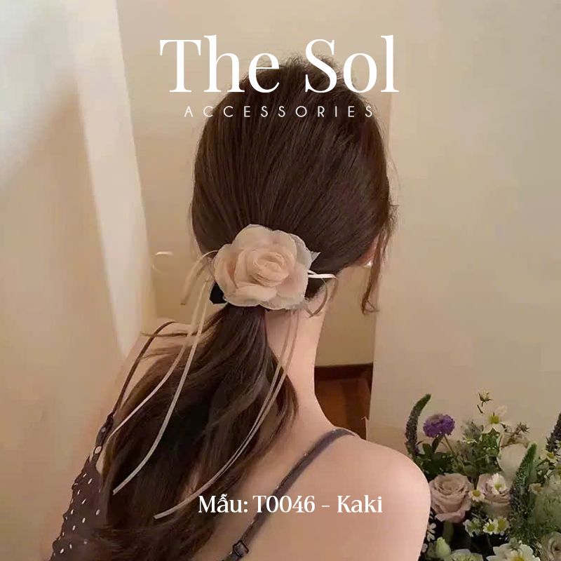  Cột Tóc Hàn Quốc Silk Flower 