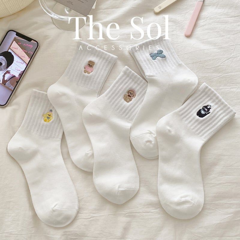  Tất Hàn Quốc Pinky Bear 